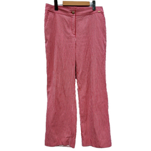 St. John Red And White Gingham pattern  Pant Size 8 print